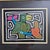 Tribal Vintage Kuna Mola Panama Matted Framed Art Work 14x16" For Sale - Image 3 of 6