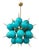 21st Century Tiffany Blue Murano Pinocchio Chandelier by Fabio LTD For Sale