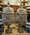 Traditional Vintage Crystal Table Lamp With Silver Leaf – Ornate Crystal Prism Accent Light For Sale - Image 3 of 3