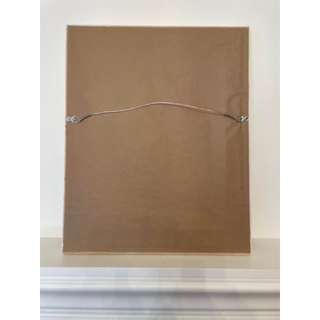 Vintage Impasto Contemporary Floral Still Life Framed Original Oil Painting, Red, Blue, Green For Sale - Image 10 of 11