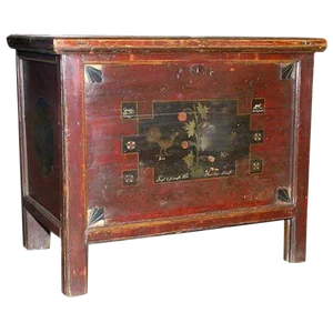 Painted Hope Chest, Blanket Box or Dowry Chest, Circa 1840