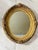Late 19th Century Antique Gold Gilt Oval Mirror For Sale - Image 5 of 6