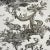 Schumacher SAMPLE - Schumacher Western Toile Wallpaper In Carbon For Sale - Image 4 of 7