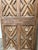 Wood Antique Rustic Geometric Chevron Hand-Carved Wooden Doors 80x30 For Sale - Image 7 of 7
