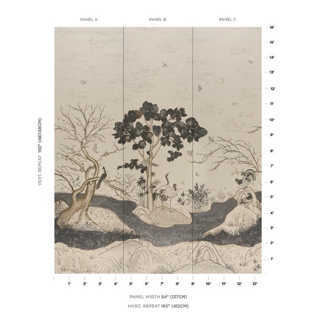 Artist Colette Cosentino was inspired by Japanese ink brush paintings when she created Birdsong, an exquisite large-scale...