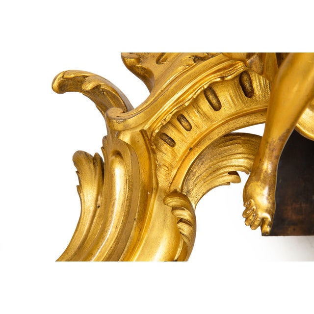 Rare Pair of French Antique Bronze Fireplace Chenets “Vulcan and Venus" For Sale - Image 16 of 17