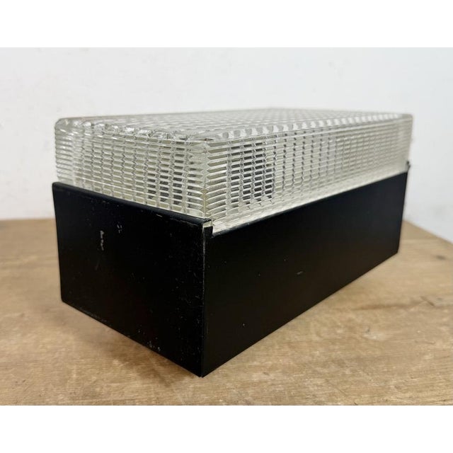 1970s Vintage Glass Wall Light from Napako, 1970s For Sale - Image 5 of 18