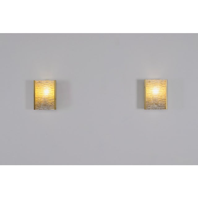 Small Vintage Italian Murano Wall Sconces, 1960s, Set of 2 For Sale - Image 9 of 15