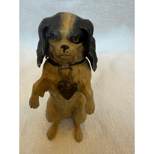 Sweet Begging Metal Spaniel Bank For Sale - Image 11 of 11