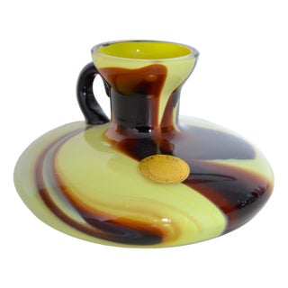 Vintage Murano Glass Vase by Carlos Moretti, 1970s For Sale