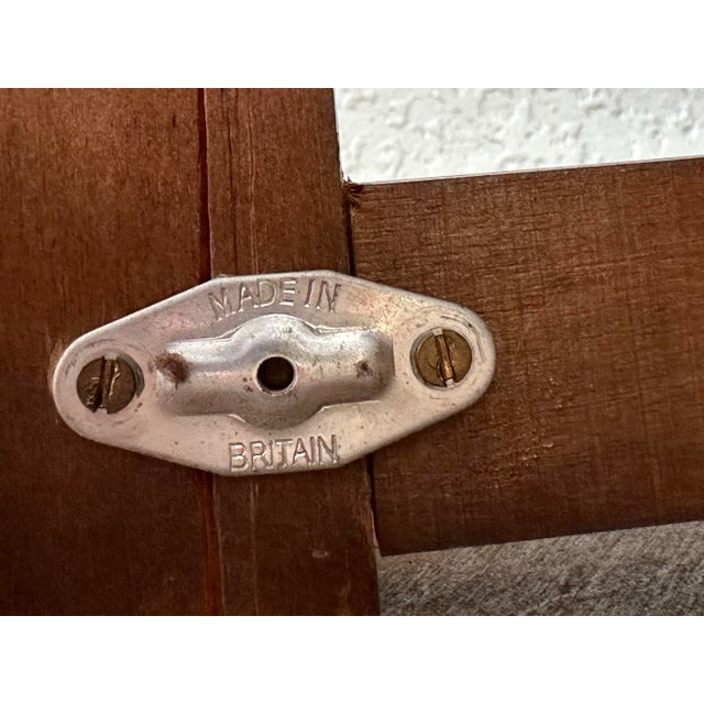 Antique British Quarter-Sawn (Tiger) Oak Gate Leg Drop Leaf Table With Storage For Sale - Image 12 of 12