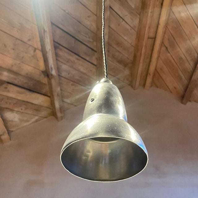 Industrial Vintage Industrial Pendant Light from Herbert Terry For Sale - Image 3 of 3
