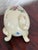 Victorian Mid Century Japanese Porcelain Cracked Egg Vase With Roses For Sale - Image 3 of 4