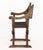 Renaissance Revival Walnut Savonarola Chair For Sale - Image 10 of 11