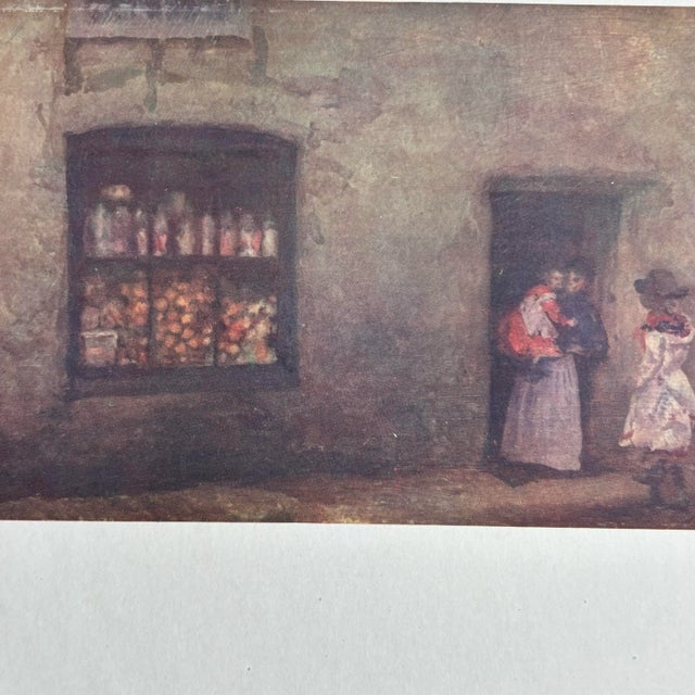 Paper James McNeill Whistler, an Orange Note, a Sweet Shop 1904 Antique Photogravure, Early Impressionism For Sale - Image 7 of 12