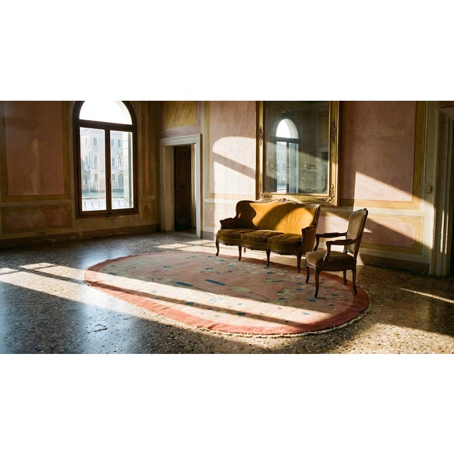 1920s Oval Chinese Art Deco Carpet For Sale - Image 14 of 15