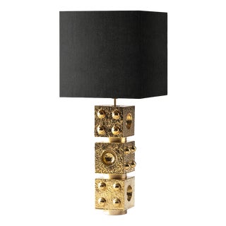Adam Table Lamp with Shade by Marioni For Sale
