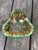 Murano Mid Century Murano olle Art Glass Bowl For Sale - Image 4 of 13