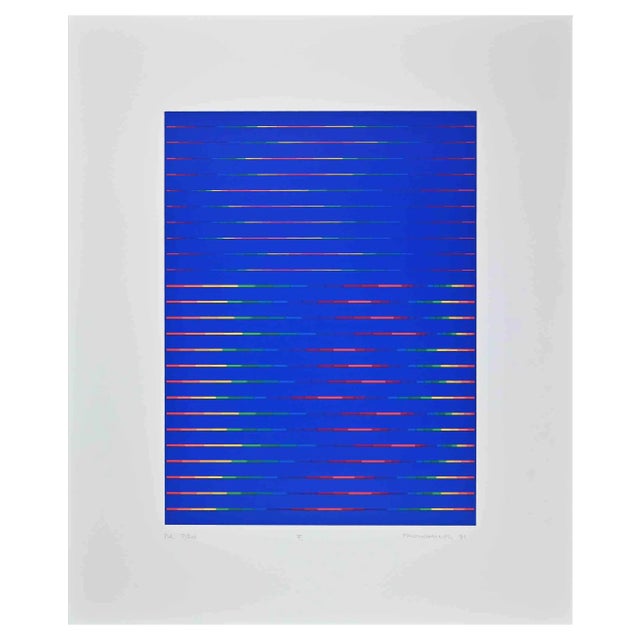 Paolo Minoli, Die Noten, 1992, Screen Print For Sale