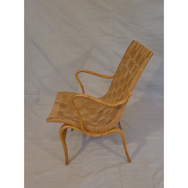 Bruno Mathsson Mid 20th Century Pair of Bruno Mathsson Chairs For Sale - Image 4 of 7