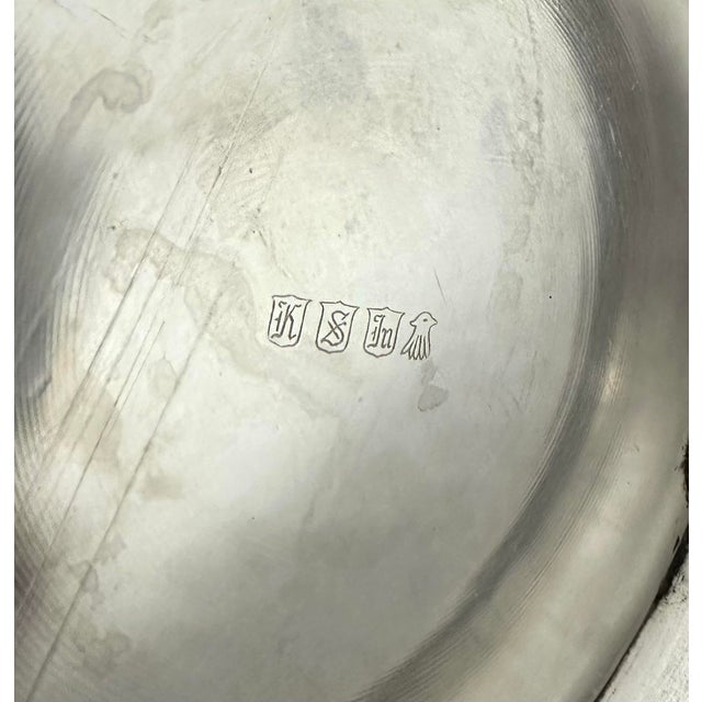 Silver Vintage German Champagne Bucket Silver Plated Ice Bucket For Sale - Image 8 of 11