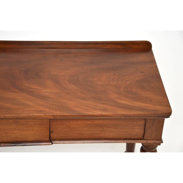 Wood Antique Victorian Console Table, 1860s For Sale - Image 7 of 9