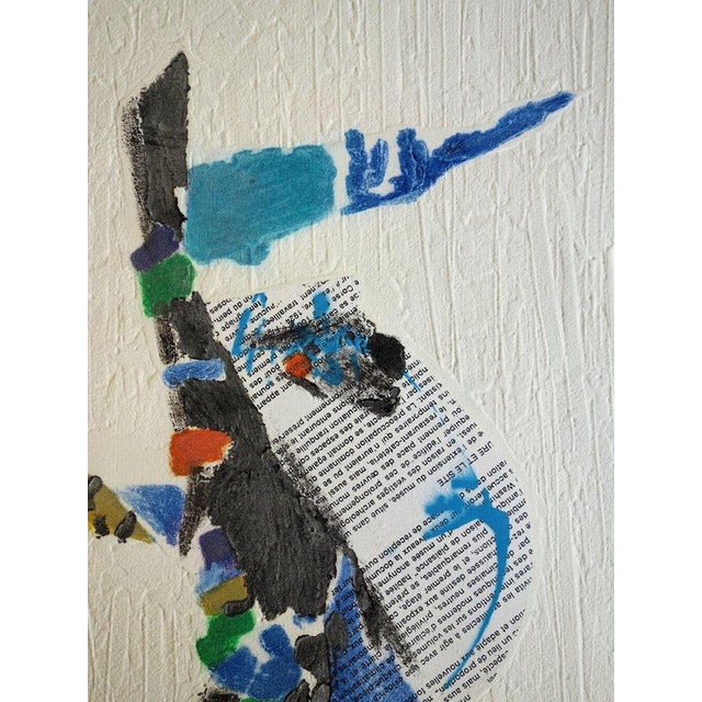 Modern Judith Viviane Kaantor, Composition, Etching For Sale - Image 3 of 7