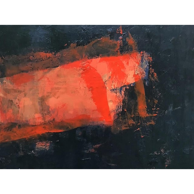 Abstract Abstract Expressionist Painting by Jerzy Kubina For Sale - Image 3 of 5