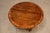 Karges Walnut Round Extendable Dining Table With Three Leaves For Sale - Image 12 of 18