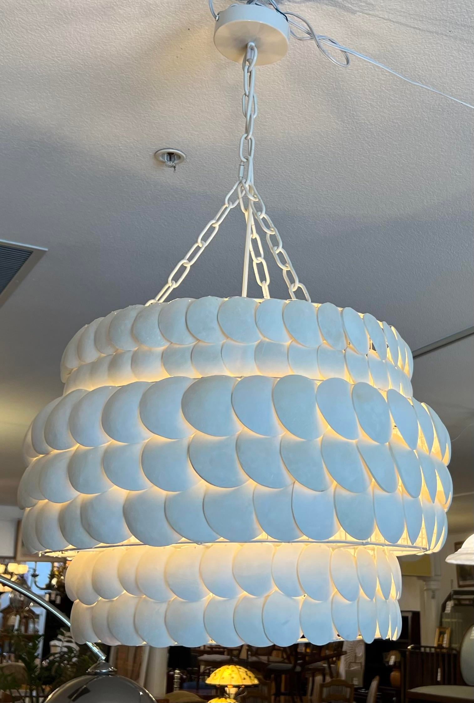 Serena & Lily Pescadero Tiered Chandelier - Thumbnail 4