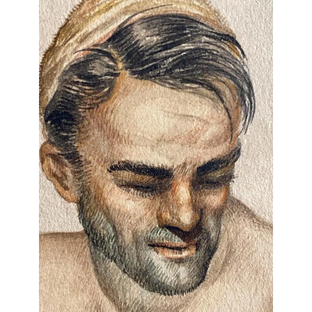 John B. Lear John Lear Watercolor "Aftermath" For Sale - Image 4 of 13