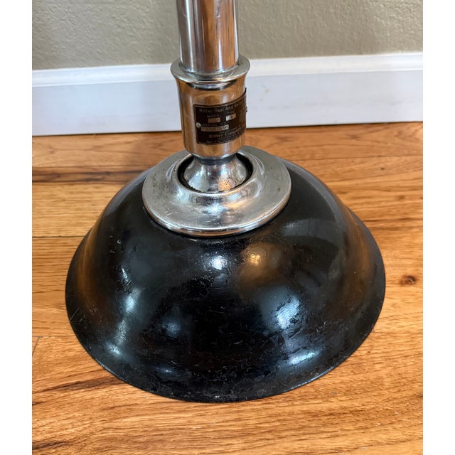 Metal Exceptional Condition 1930 Vintage, Art-Deco Dentist Stool by Ritter For Sale - Image 7 of 11