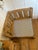 Vintage Oak Corner Lounge Chair With New Upholstered Cushions For Sale - Image 14 of 15