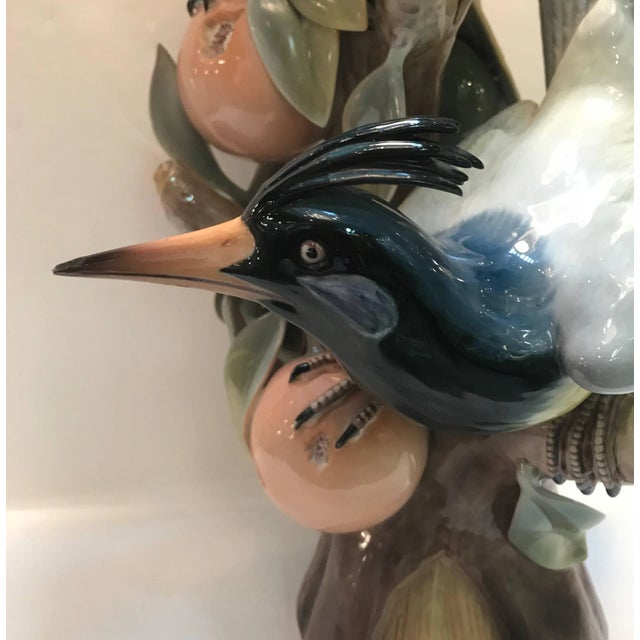 Figurative Portuguese Porcelain Sculpture of Hoope Birds by Vista Alegre For Sale - Image 3 of 9