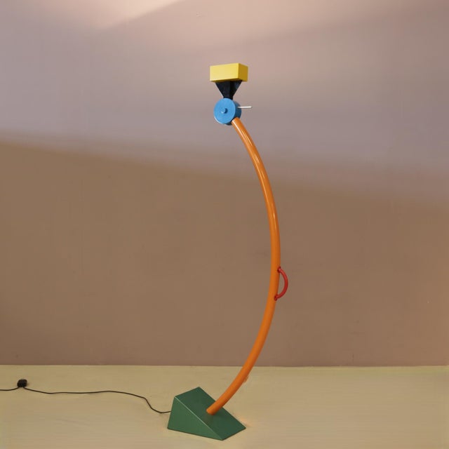 Green Tree Tops Floor Lamp from Ettore Sottsass, Milano, Italy, 1980s For Sale - Image 8 of 18