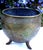 8" Vintage Hand-Chased Brass Cachepot Jardinere – Peony & Chrysanthemum Engravings For Sale In San Diego - Image 6 of 15