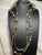 Stefanie Wolf, 60” artisan strand features her signature "Picasso" finish rectangular glass tile beads strung in a...