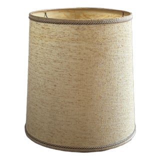 Mid-20th Century Textured Drum Shade For Sale
