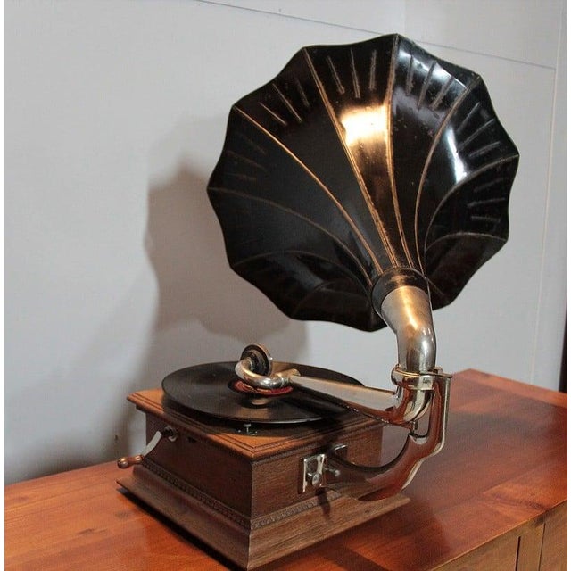 20th Century Horn Gramophone For Sale - Image 5 of 14