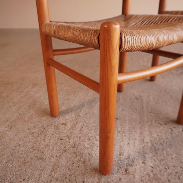Italian Rush Dining Chairs, 1960s, Set of 2 For Sale - Image 4 of 14