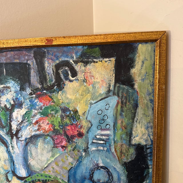 Late 19th Century Early Abstract Impressionist Still Life Oil Painting by Borris Seals ~ Framed For Sale In Atlanta - Image 6 of 11
