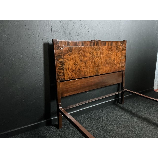 Art Deco Queen Size Bed, 1935 For Sale - Image 4 of 7