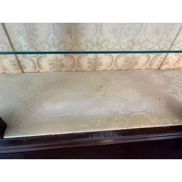 19th Century Chippendale Style Carved Mahogany China Display Cabinet For Sale - Image 9 of 11
