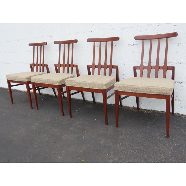 Foster McDavid Mid Century Modern Dining Chairs Set of Four 6642 For Sale - Image 17 of 17