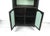 Small Buffet China Cabinet in Dark Walnut and Green, 1850s For Sale - Image 5 of 9