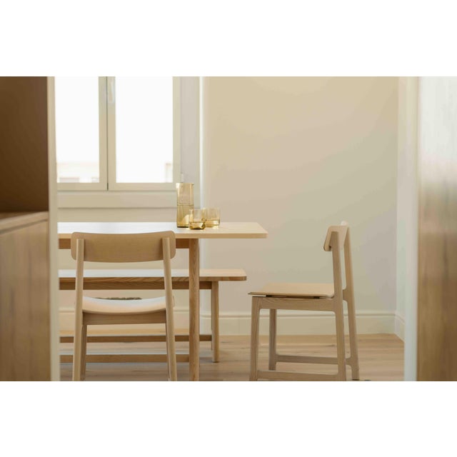 Minimalist Modern Chair by Depping & Jørgensen, in New conditions. Designed from 2000 Signed by Maker