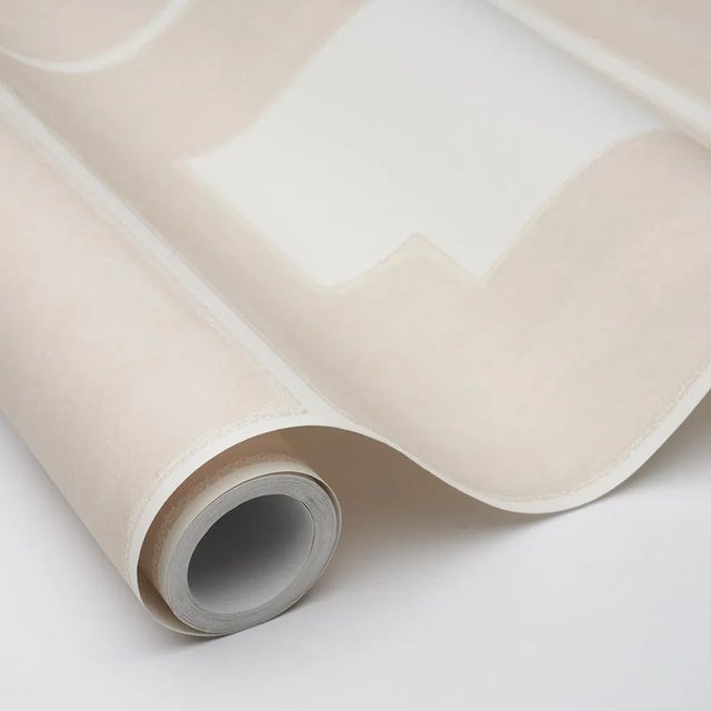 Schumacher Schumacher x Backdrop Palindrome Wallpaper in Sand For Sale - Image 4 of 4