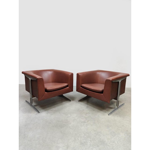 Vintage Dutch 042 Lounge Chair by Geoffrey Harcourt for Artifort, 1960s For Sale - Image 3 of 6