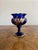 Antique Victorian Blue Glass Vases, 1880, Set of 2 For Sale - Image 3 of 6