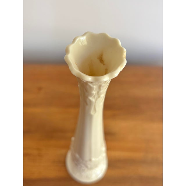 American 1980s Lenox Florentine Collection Ivory Bud Vase For Sale - Image 3 of 5
